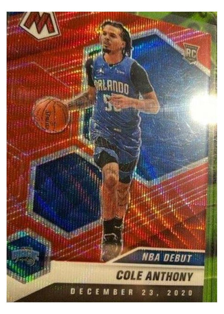 2020 Panini Mosaic Cole Anthony #268 card