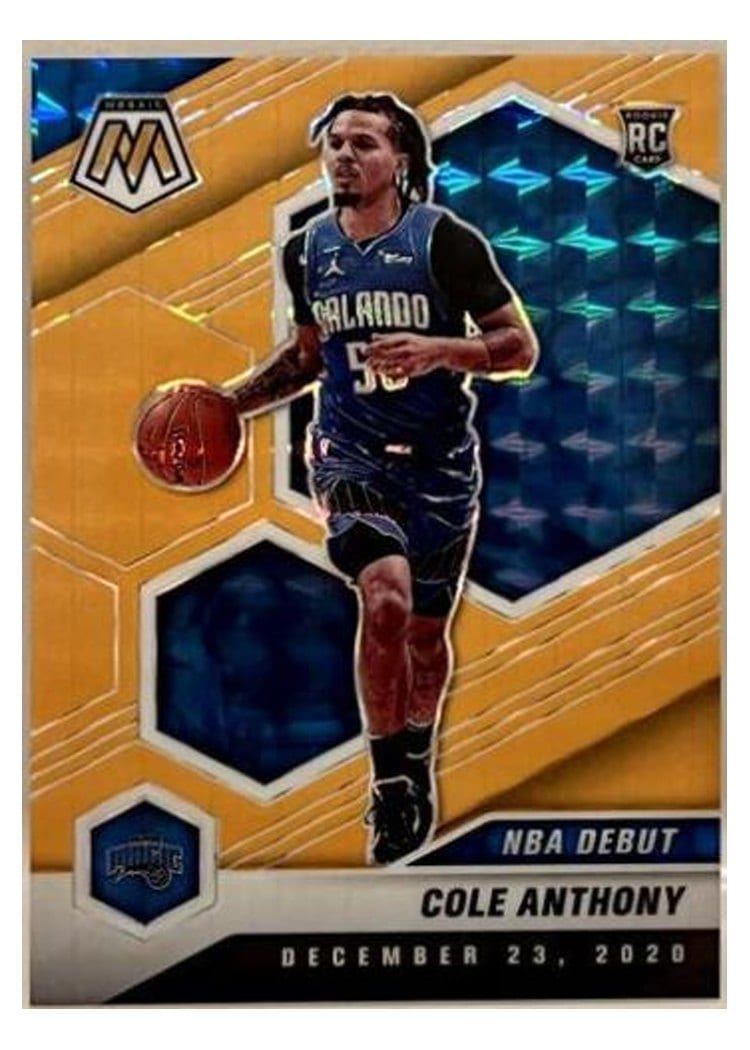 2020 Panini Mosaic Cole Anthony #268 card