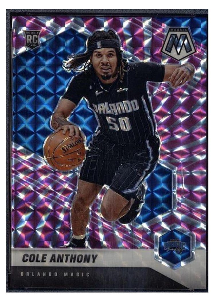 2020 Panini Mosaic Cole Anthony #268 card