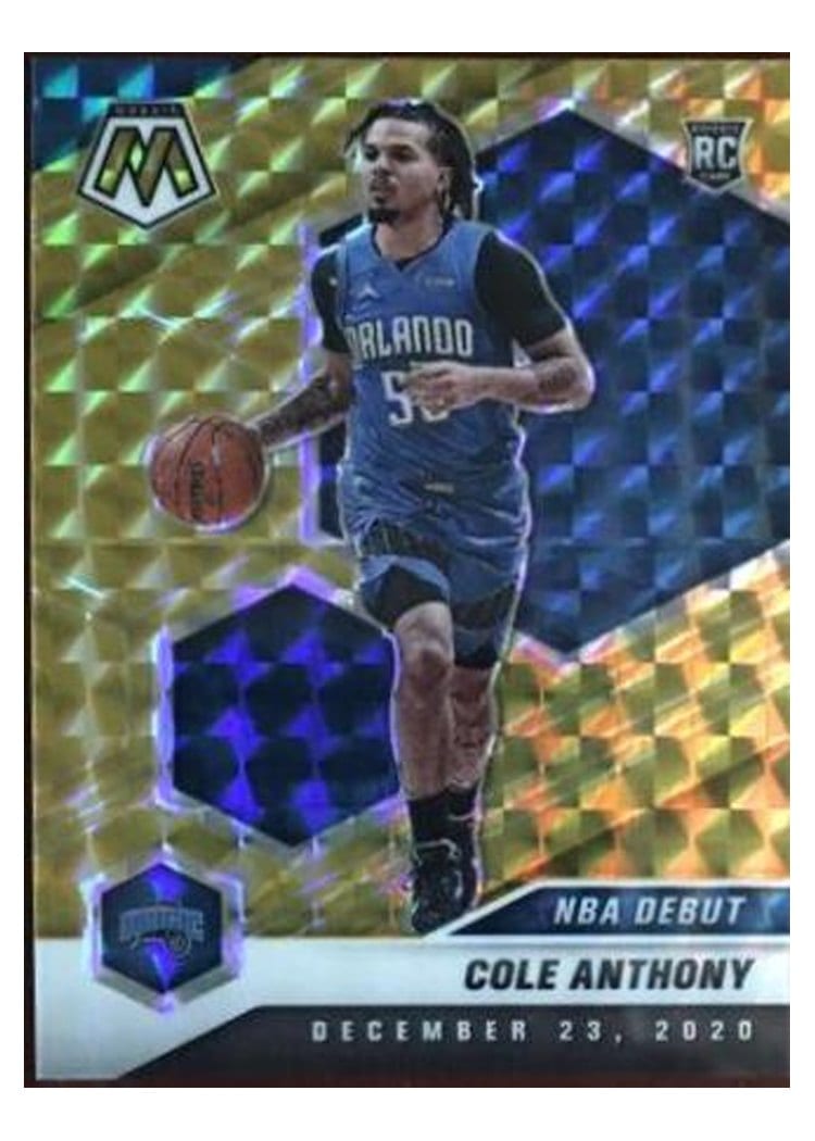 2020 Panini Mosaic Cole Anthony #268 card