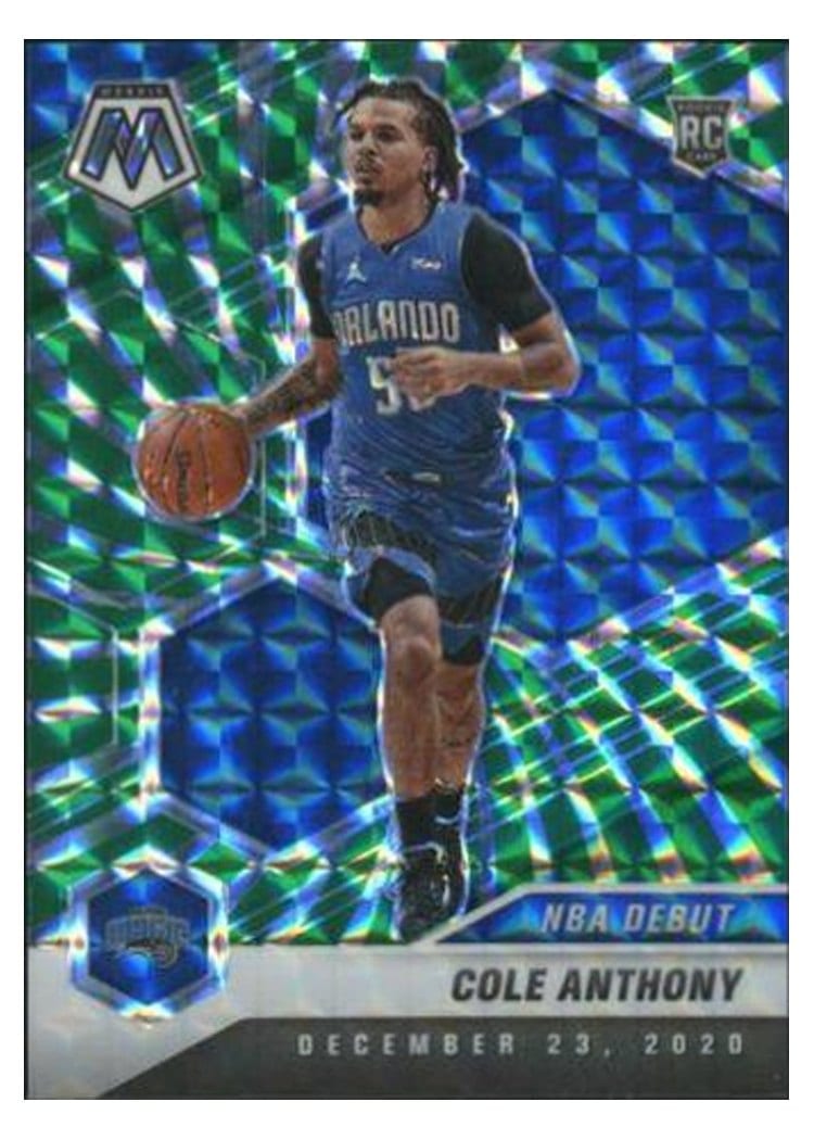 2020 Panini Mosaic Cole Anthony #268 card