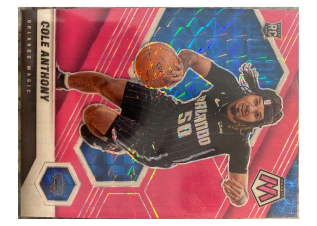 2020 Panini Mosaic Cole Anthony #268 card
