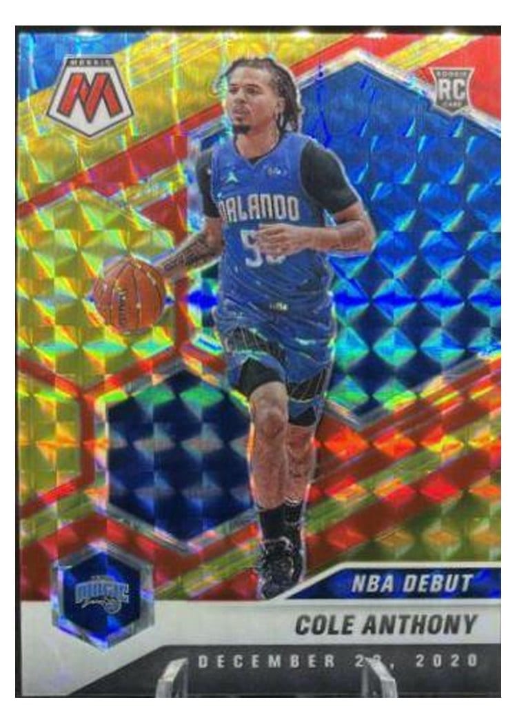 2020 Panini Mosaic Cole Anthony #268 card