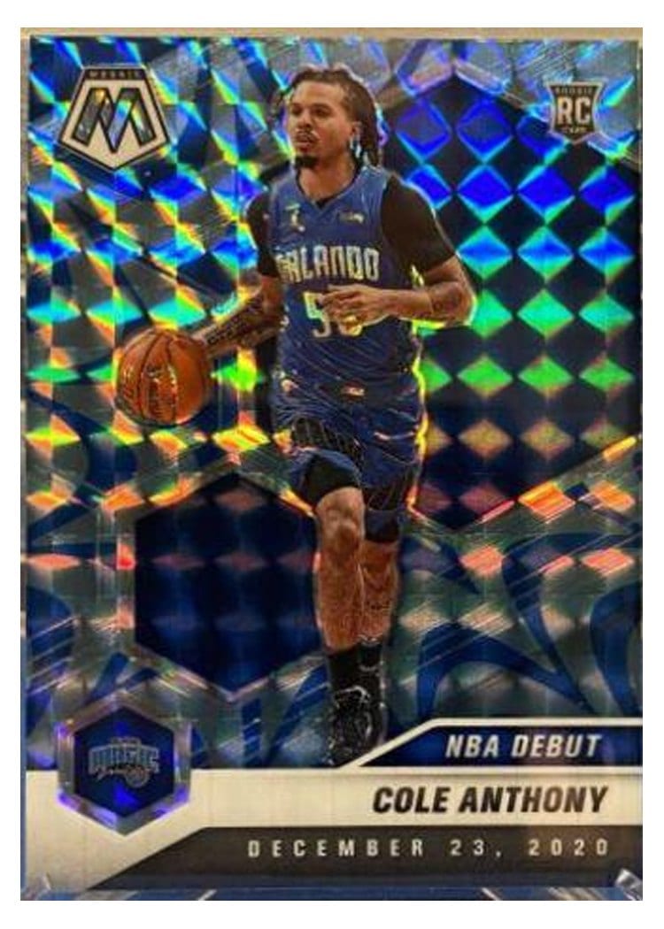 2020 Panini Mosaic Cole Anthony #268 card