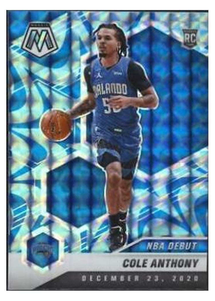 2020 Panini Mosaic Cole Anthony #268 card
