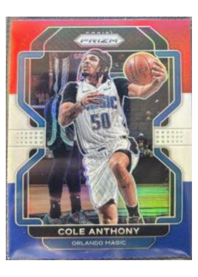 2021-22 Panini Prizm Base Set Cole Anthony #121 card