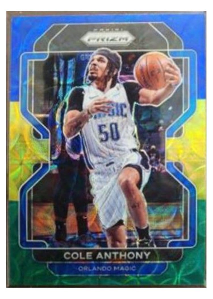 2021-22 Panini Prizm Base Set Cole Anthony #121 card