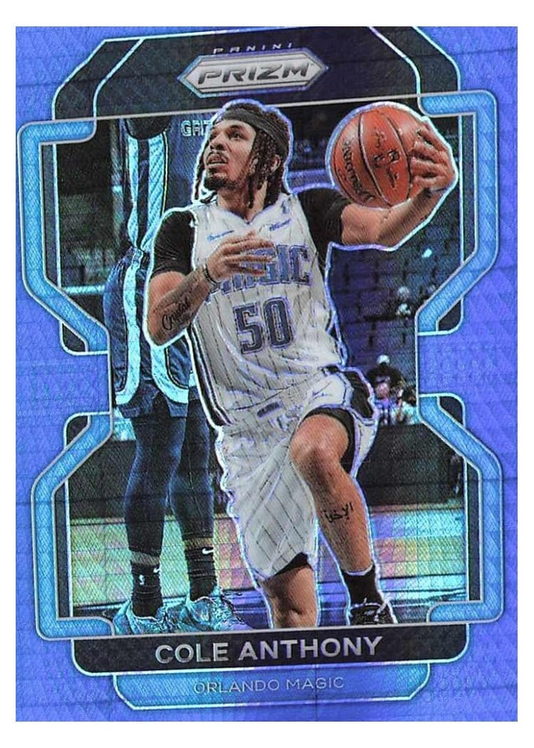 2021-22 Panini Prizm Base Set Cole Anthony #121 card