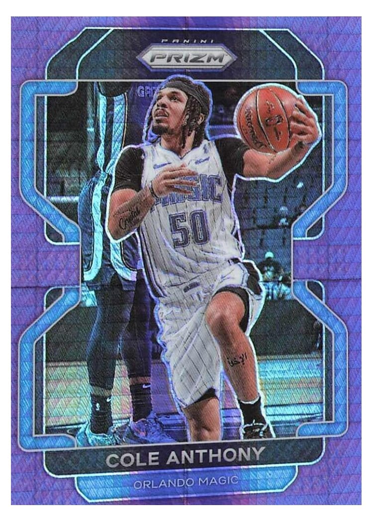 2021-22 Panini Prizm Base Set Cole Anthony #121 card