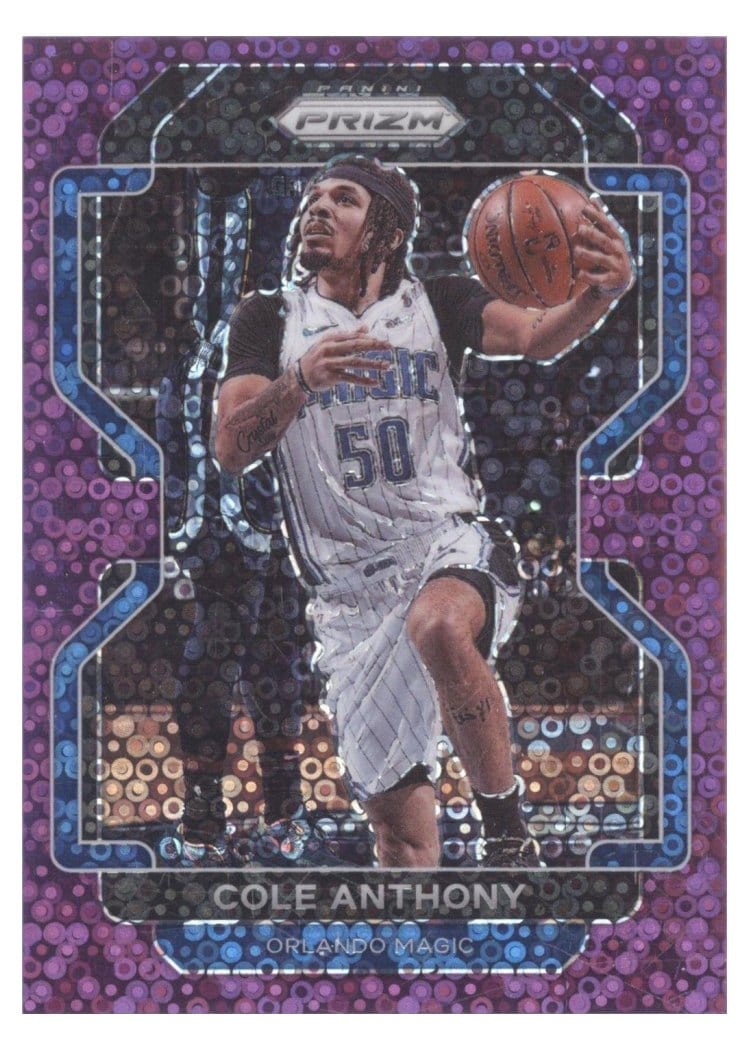 2021-22 Panini Prizm Base Set Cole Anthony #121 card