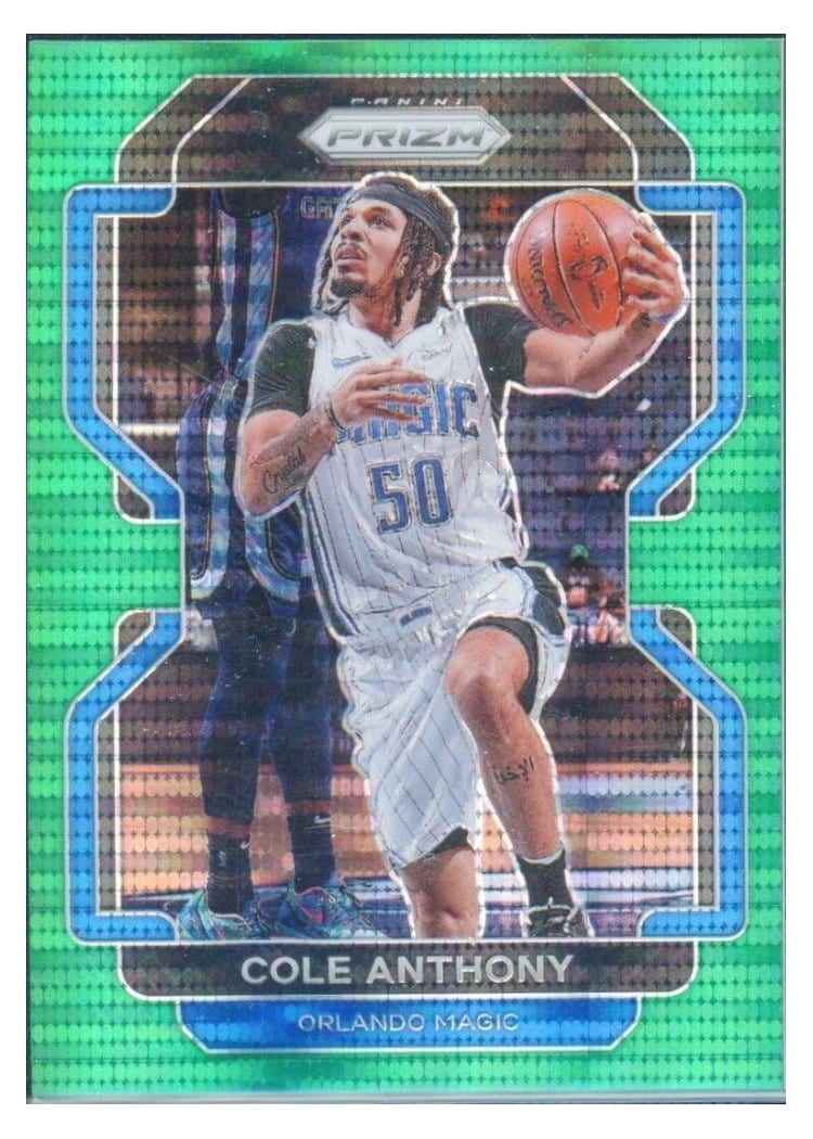 2021-22 Panini Prizm Base Set Cole Anthony #121 card