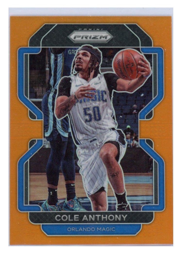 2021-22 Panini Prizm Base Set Cole Anthony #121 card