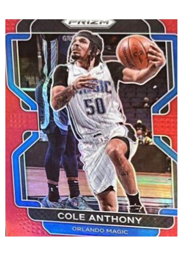 2021-22 Panini Prizm Base Set Cole Anthony #121 card