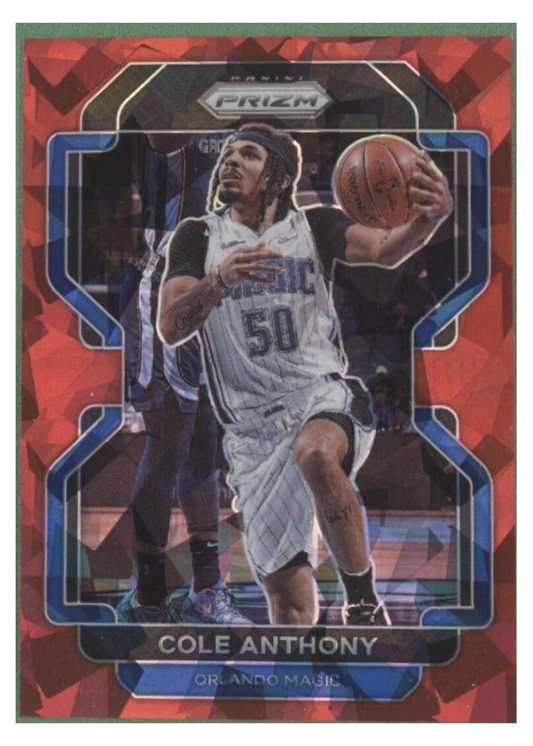 2021-22 Panini Prizm Base Set Cole Anthony #121 card