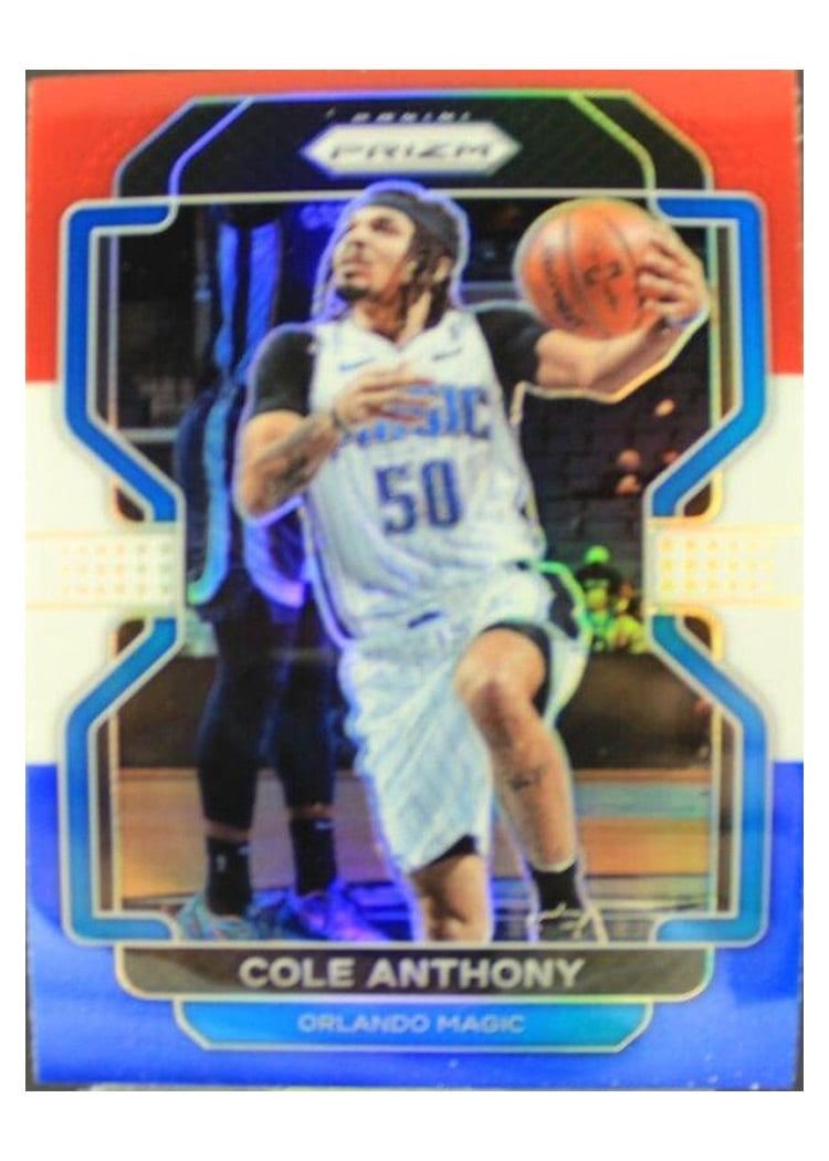 2021-22 Panini Prizm Base Set Cole Anthony #121 card