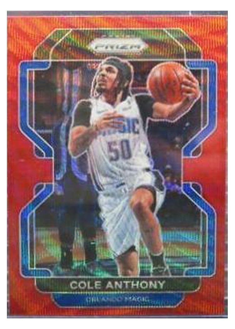 2021-22 Panini Prizm Base Set Cole Anthony #121 card