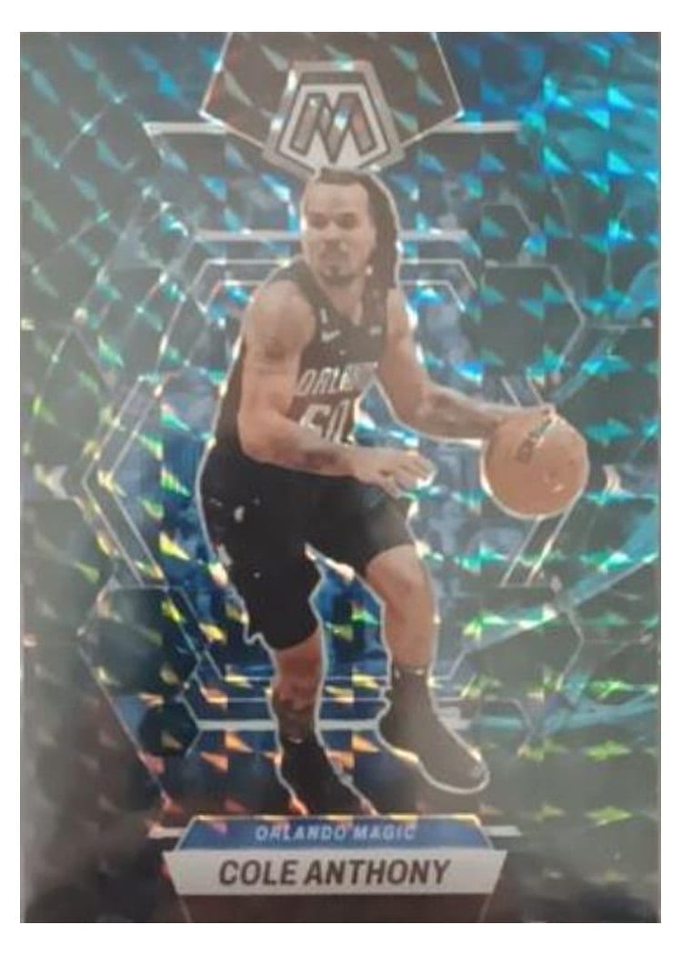 2022-23 Panini Mosaic Base Set Cole Anthony #10 card