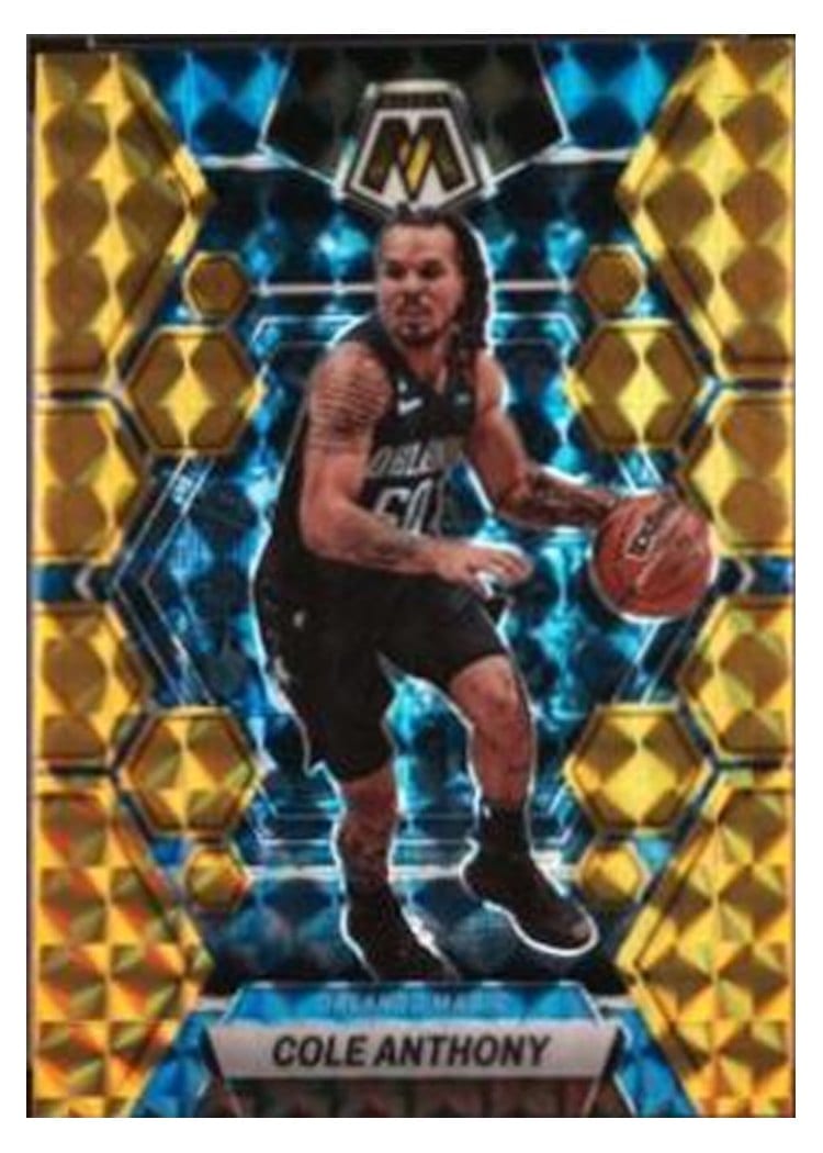 2022-23 Panini Mosaic Base Set Cole Anthony #10 card
