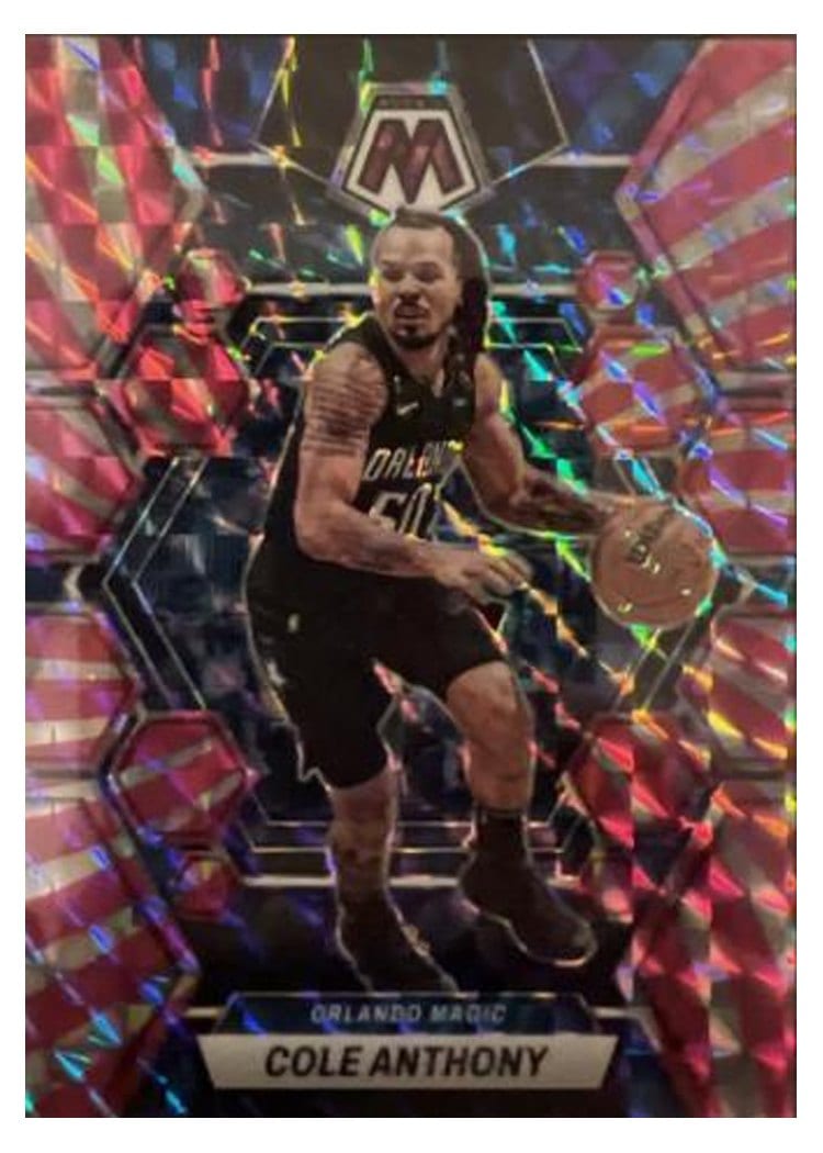 2022-23 Panini Mosaic Base Set Cole Anthony #10 card