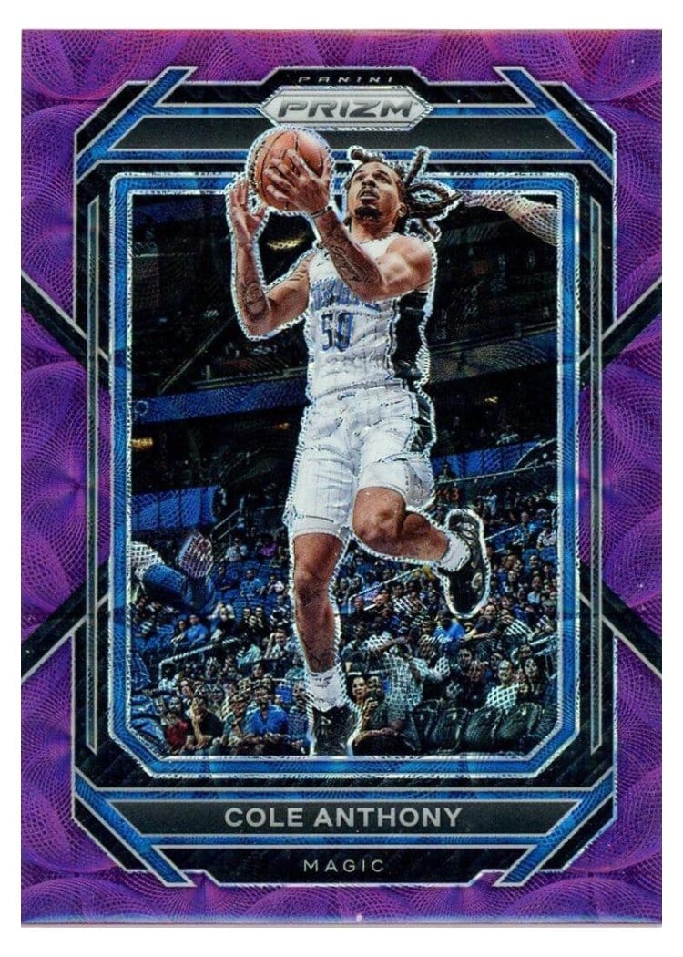 2022-23 Panini Prizm Base Set Cole Anthony #180 card