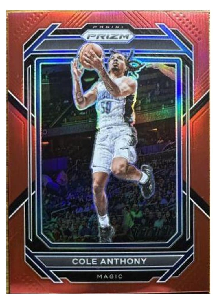 2022-23 Panini Prizm Base Set Cole Anthony #180 card