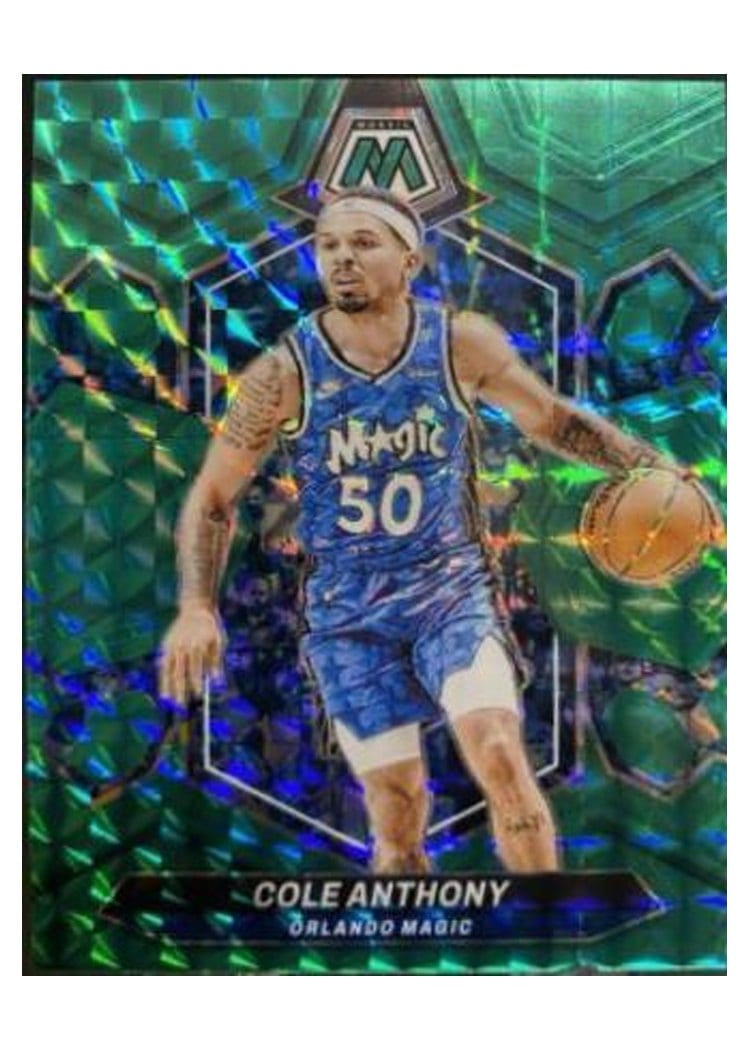 2023-24 Panini Mosaic Base Set Cole Anthony Green #165 card