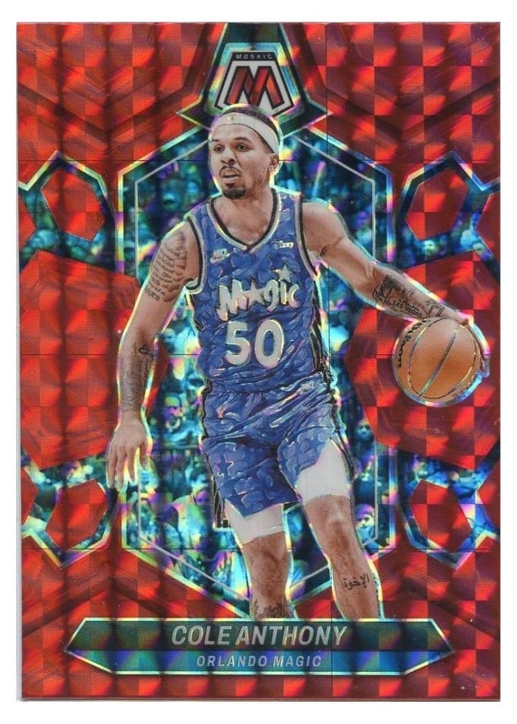 2023-24 Panini Mosaic Base Set Cole Anthony #165 card