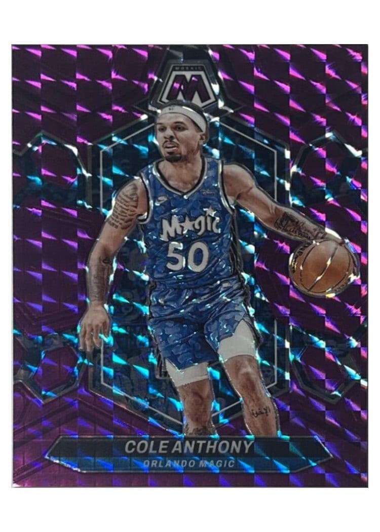 2023-24 Panini Mosaic Base Set Cole Anthony #165 card