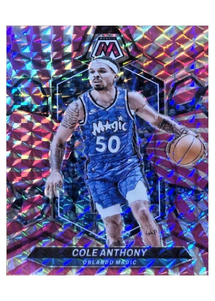2023-24 Panini Mosaic Base Set Cole Anthony #165 card