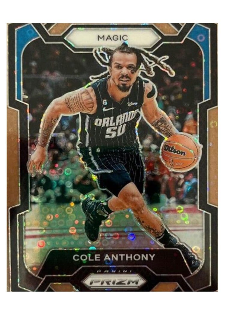 2023-24 Panini Prizm Base Set Cole Anthony #16 card