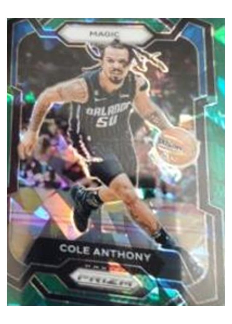 2023-24 Panini Prizm Base Set Cole Anthony #16 card