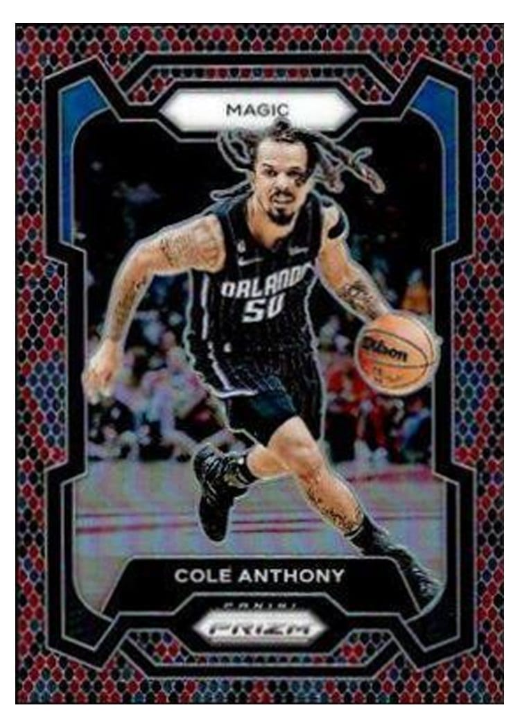 2023-24 Panini Prizm Base Set Cole Anthony #16 card