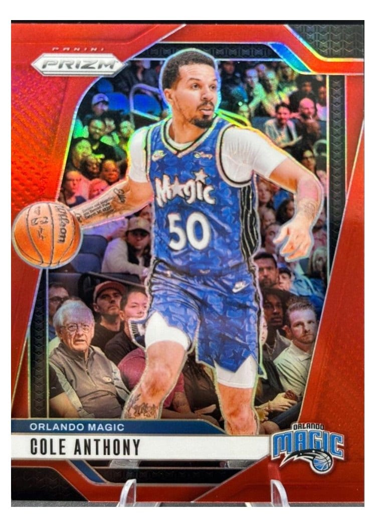 2024-25 Panini Prizm Base Set Cole Anthony #73 card