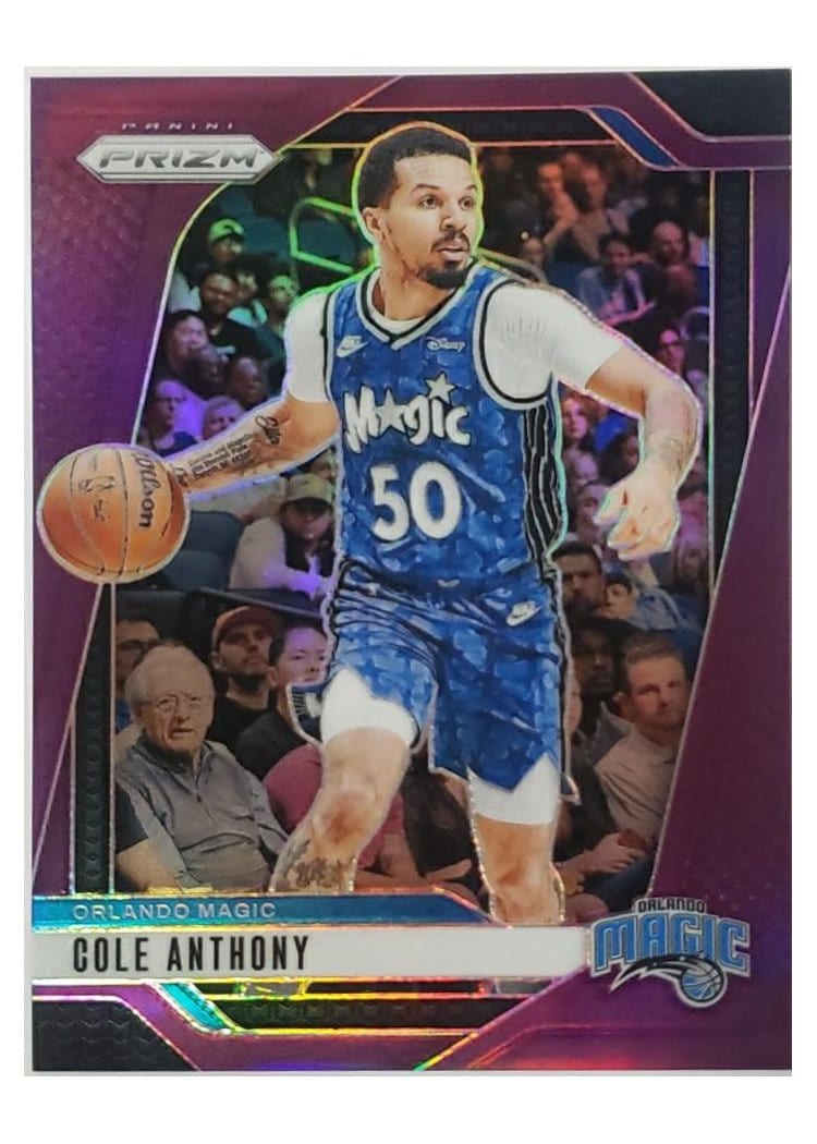 2024-25 Panini Prizm Base Set Cole Anthony #73 card
