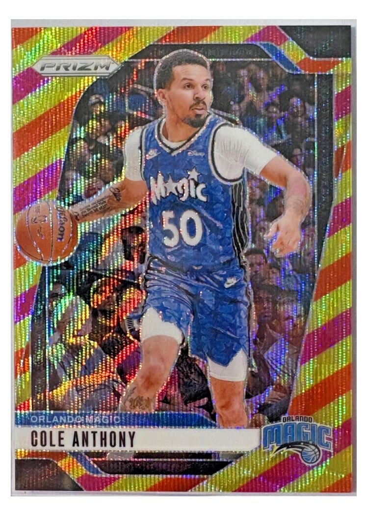 2024-25 Panini Prizm Base Set Cole Anthony #73 card