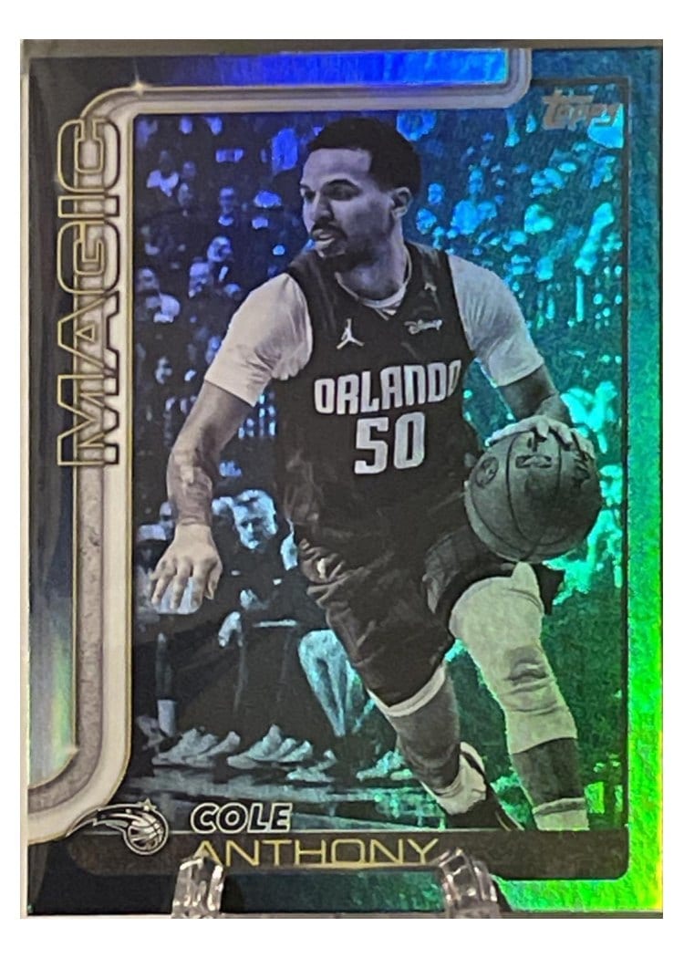2025-26 Topps Base Set Cole Anthony #91 card