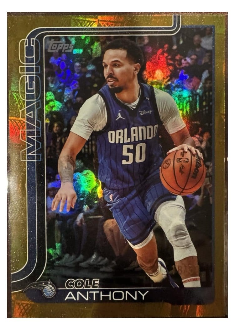 2025-26 Topps Base Set Cole Anthony #91 card