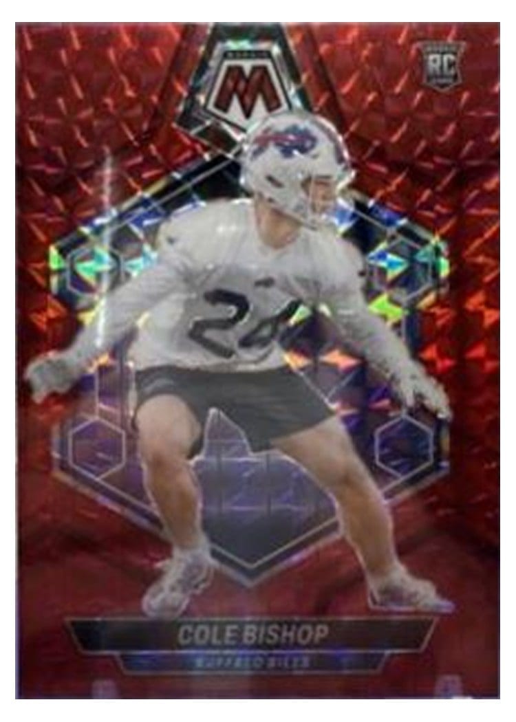 2024 Panini Mosaic Base Set Cole Bishop #356 card
