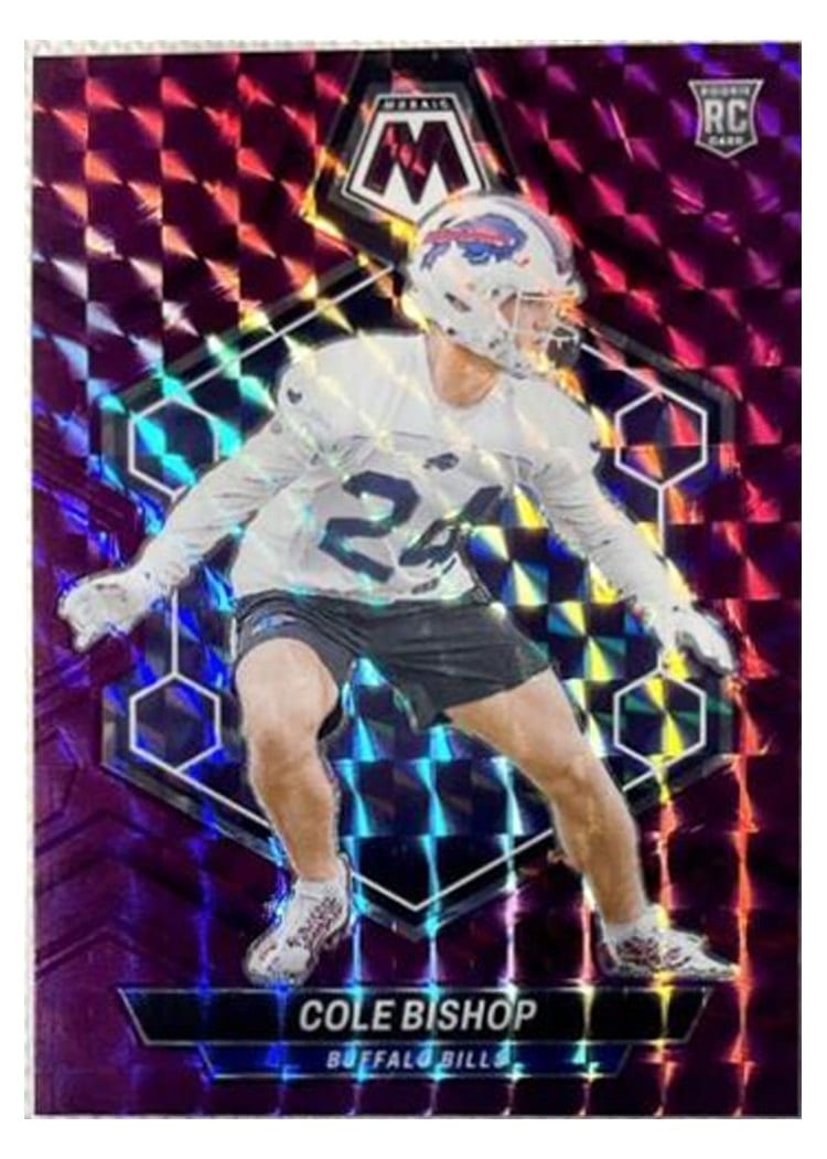 2024 Panini Mosaic Base Set Cole Bishop #356 card