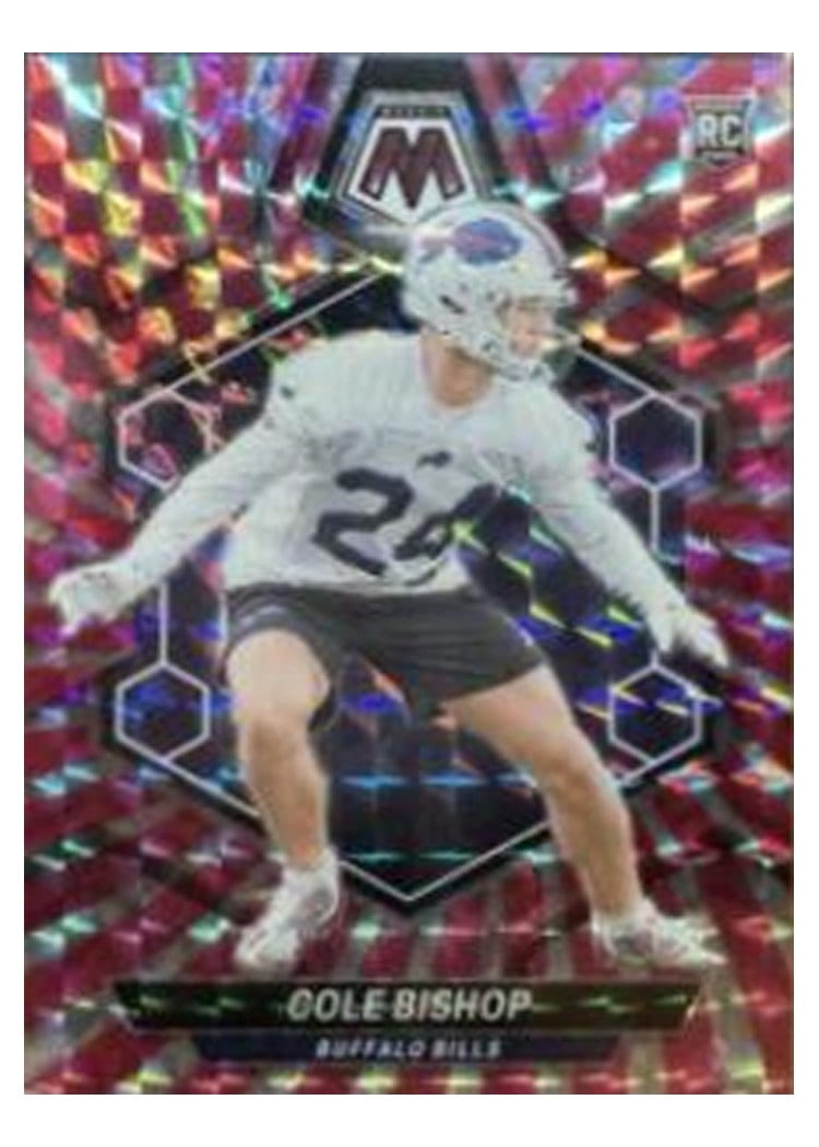 2024 Panini Mosaic Base Set Cole Bishop #356 card