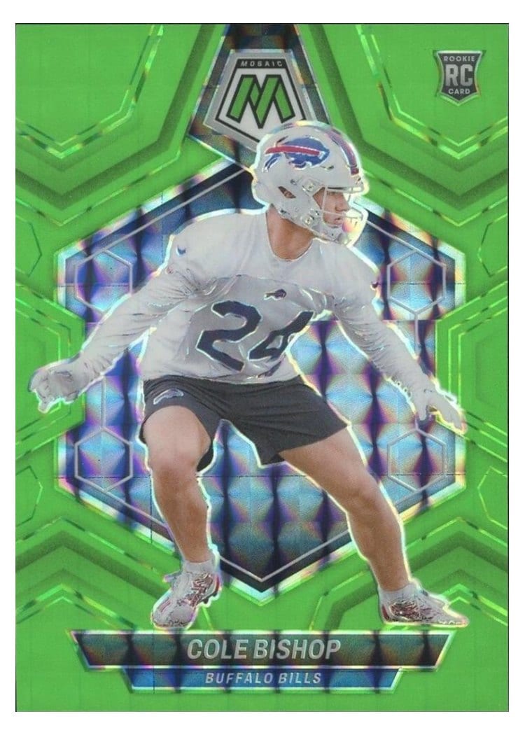 2024 Panini Mosaic Base Set Cole Bishop #356 card