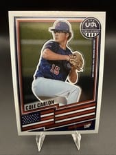 2026 Panini Stars and Stripes Prizm USA Cole Carlon #47 card