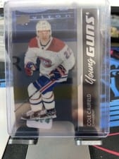2021 Upper Deck Cole Caufield Clear Cut #201 card