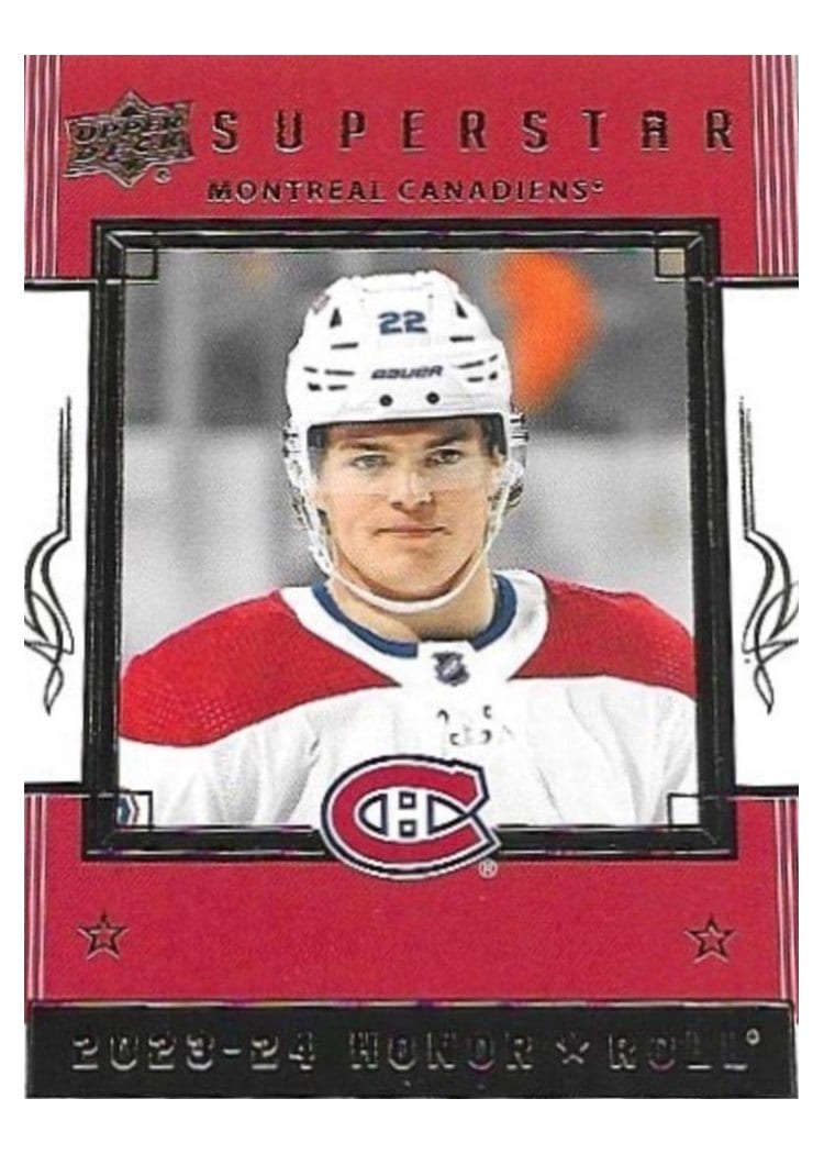 2023-24 Upper Deck Honor Roll Cole Caufield #HR-6 card