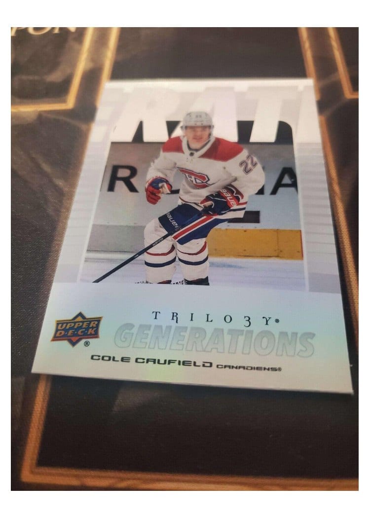 2023-24 Upper Deck Trilogy Generations Cole Caufield #TG-13B card