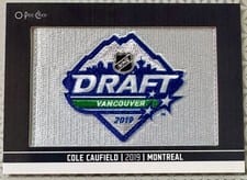 2024-25 O-Pee-Chee First Round Draft Patches Cole Caufield #DP-24