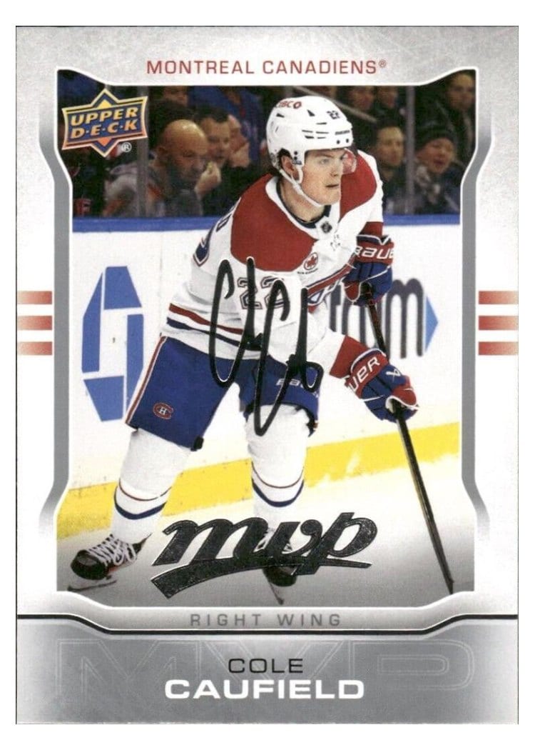 2024-25 Upper Deck MVP 2014-15 10th Anniversary Cole Caufield #MR-22 card