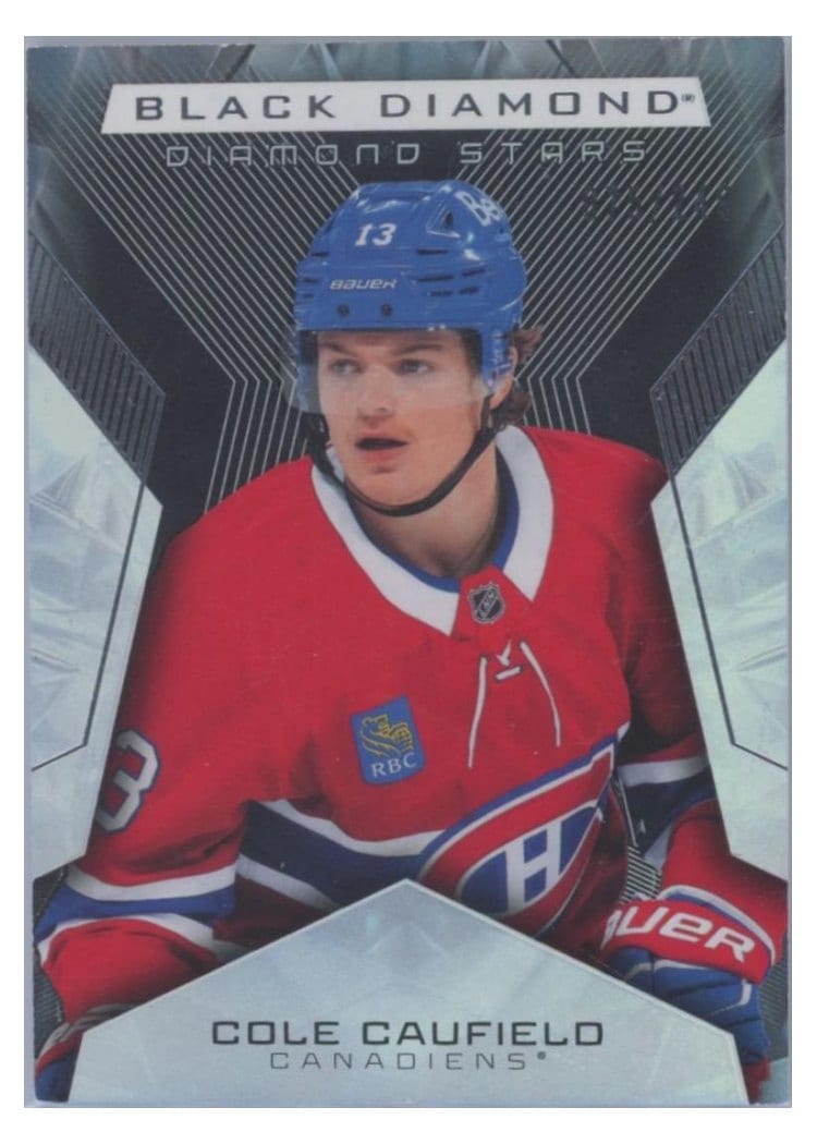 2025-26 Upper Deck Black Diamond Diamond Stars Cole Caufield #BDS-CC card