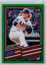 2026 Panini Stars and Stripes Prizm USA Cole Gibler #197 card