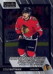 2023-24 O-Pee-Chee Platinum Base Set Cole Guttman #227 card